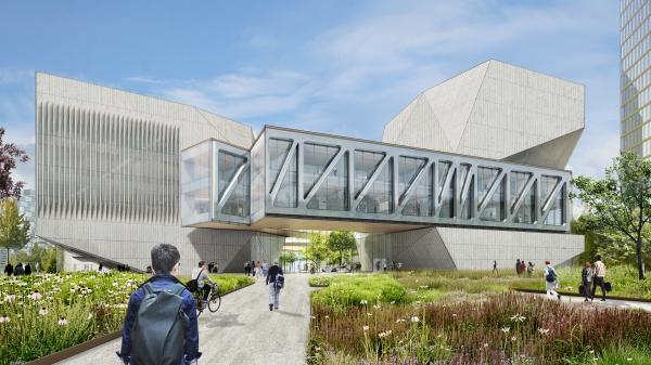 Rendering of Tianjin Juilliard Southeast Corner